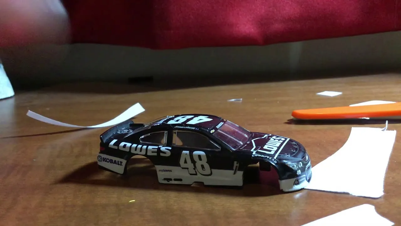 49786 nascar diecast paint