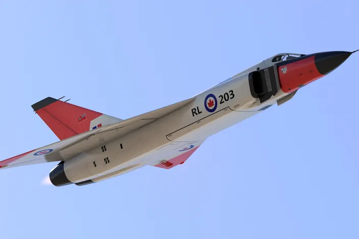 49816 avro arrow scale model