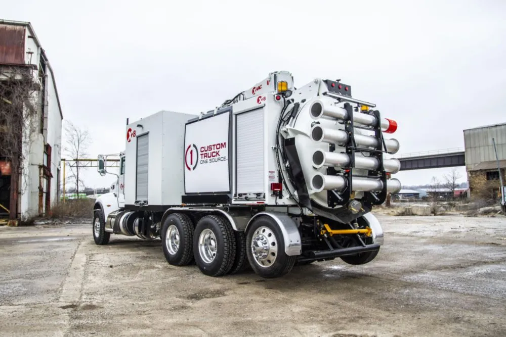 49848 hydrovac tank diecast