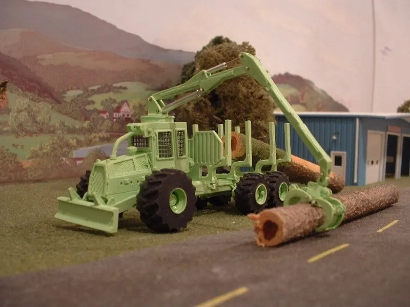 49868 diecast logging truck construction