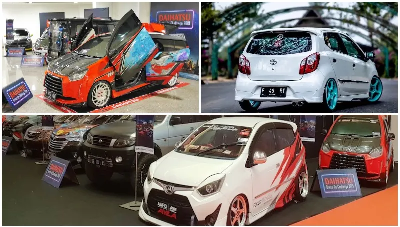 49888 ayla diecast mobil exterior