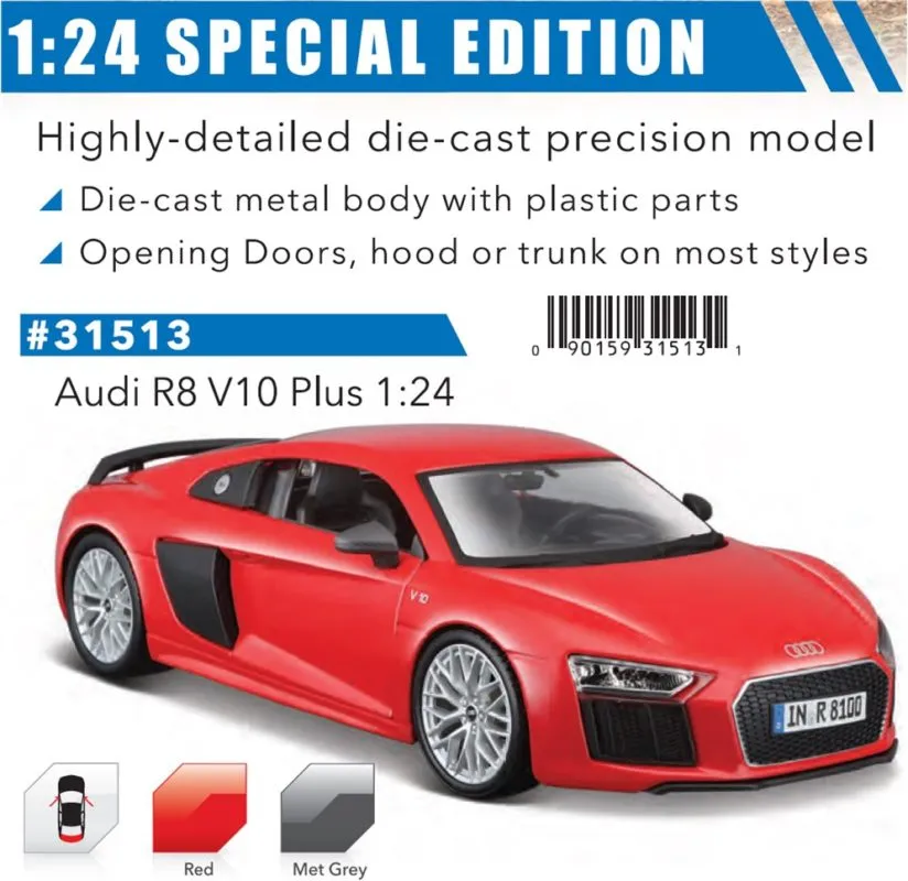 49890 audi r10 diecast exterior