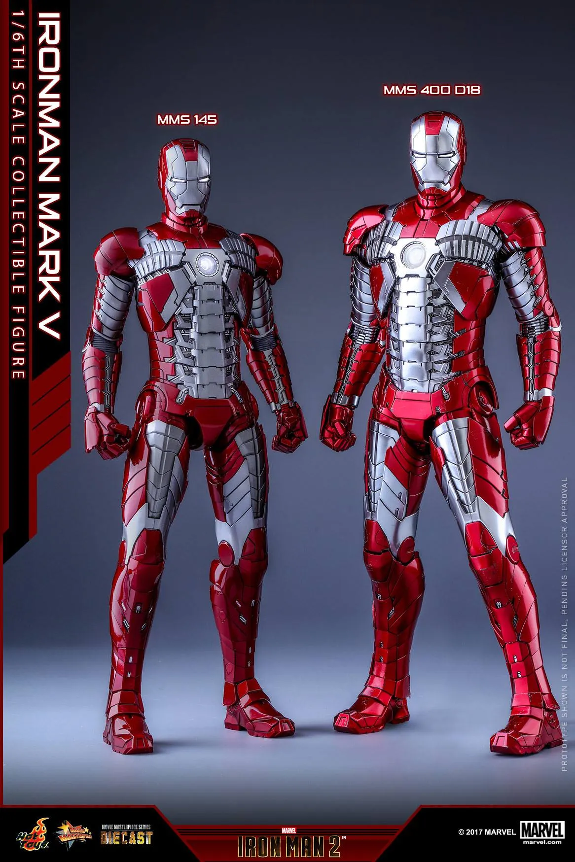 49948 hot toys mark v diecast close up