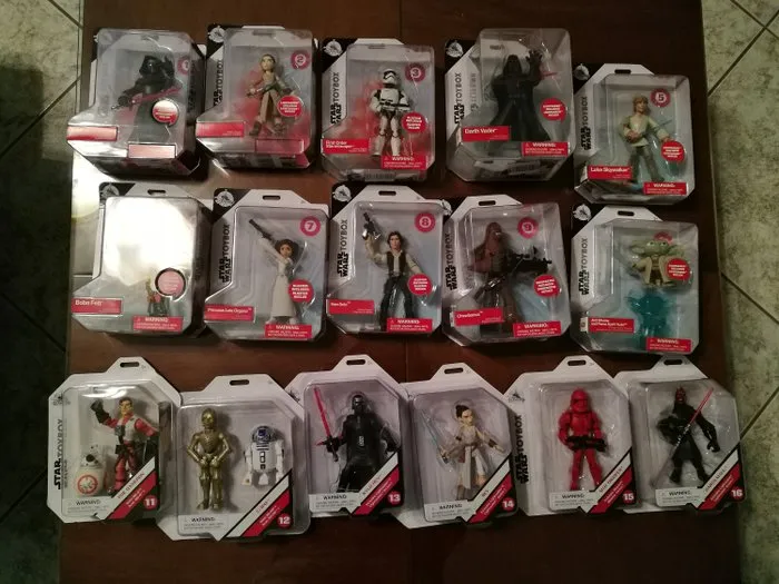 50002 star wars diecast figures display