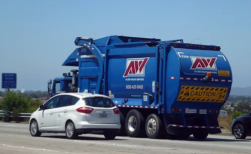 50005 allied waste truck display